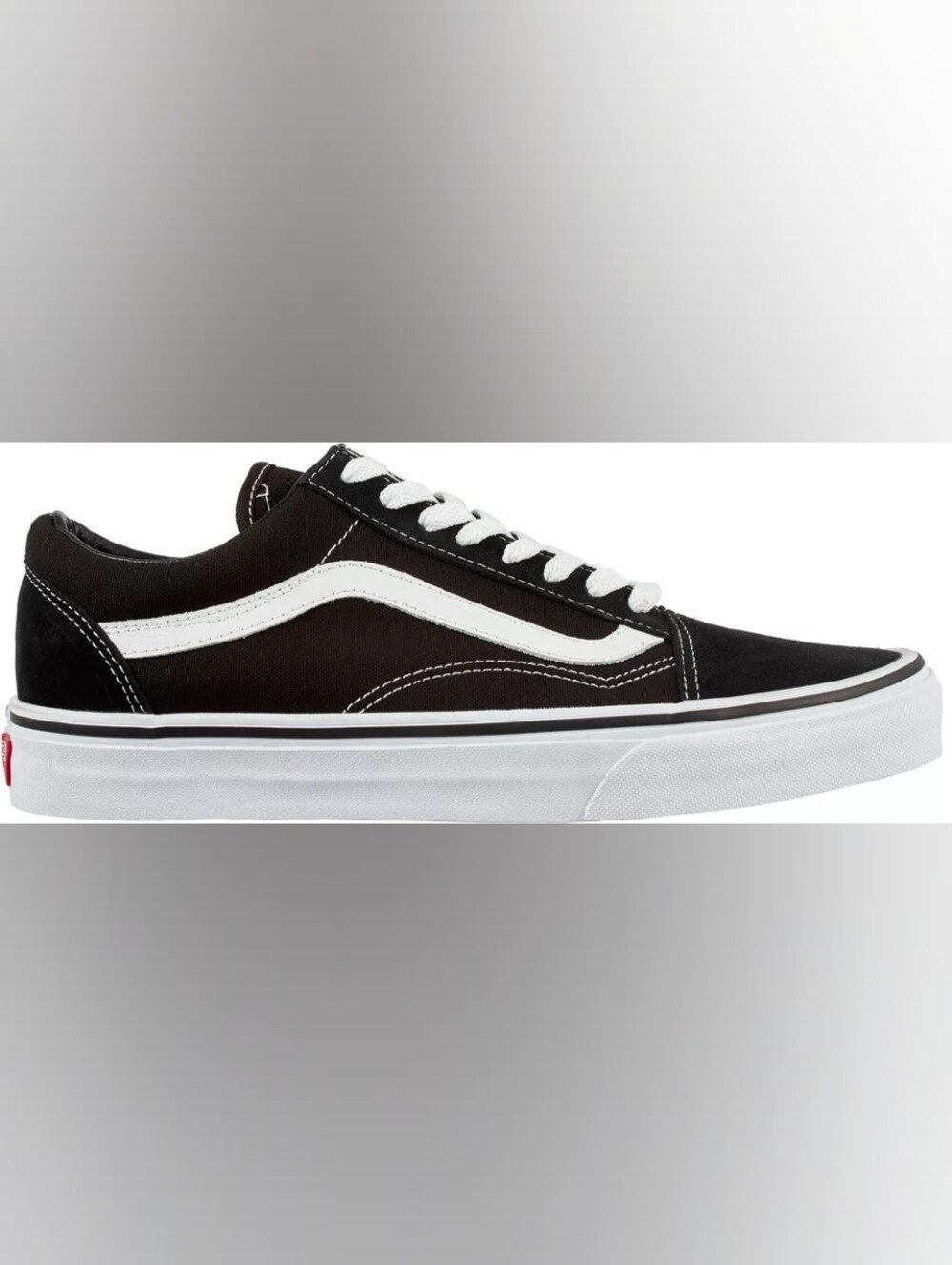 New Vans Old Skool Core Shoes Black White Women's 9 Mens 7.5
